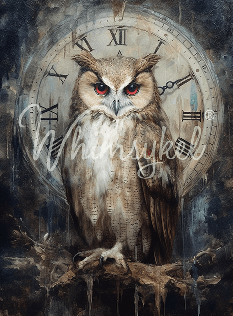 TIMEKEEPER | Large Decoupage Tissue Paper for Furniture