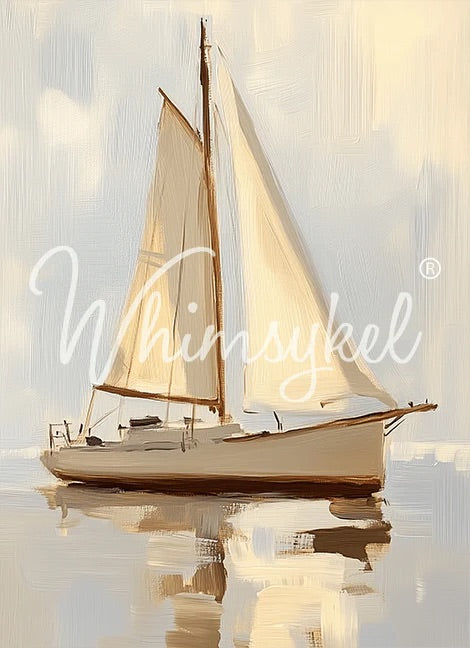 TRANQUIL VOYAGE | Large Decoupage Tissue Paper for Furniture