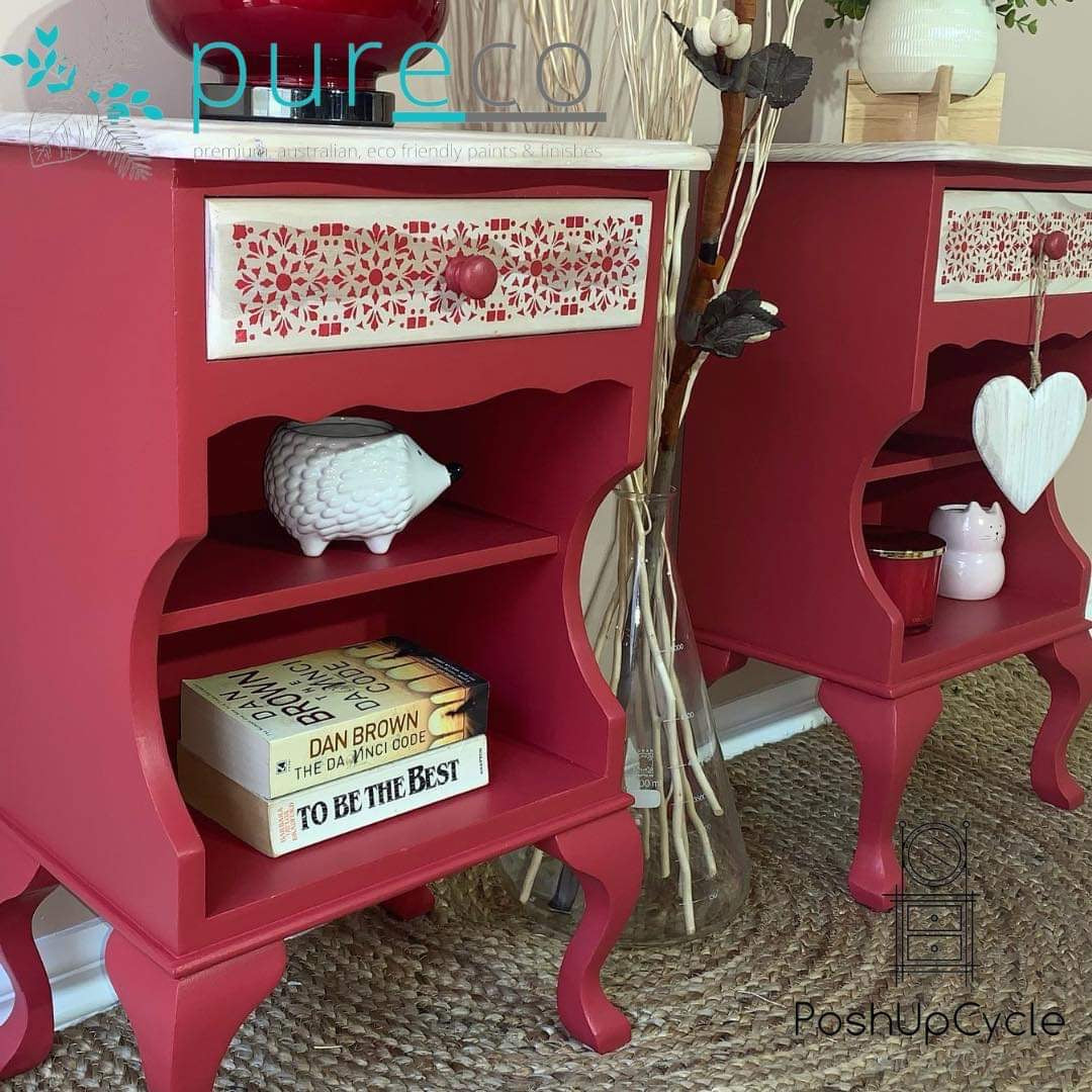 Cranberry - Chalk Finish