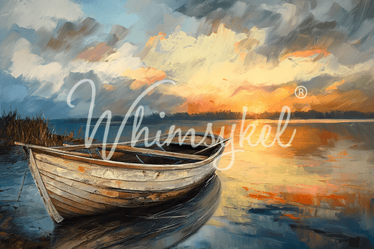 SUNSET HIDEAWAY | Large Decoupage Tissue Paper for Furniture
