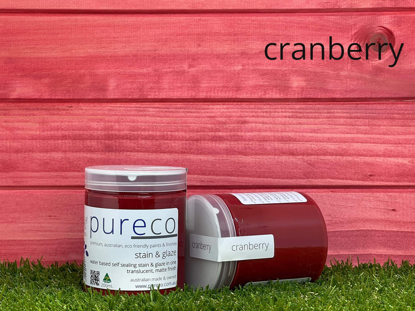 Stain & Glaze - Cranberry 8.45 floz