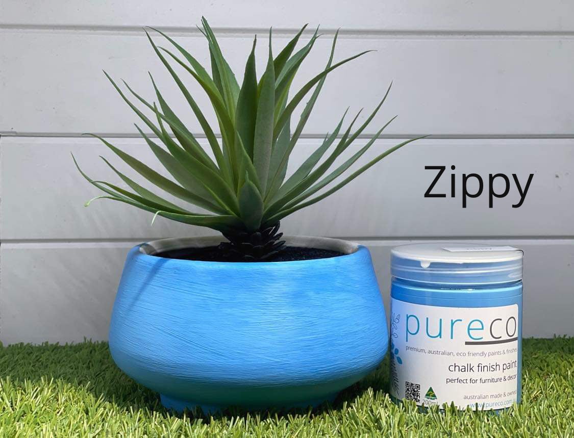 Neon Blue - Zippy - Chalk Finish 8.45 floz