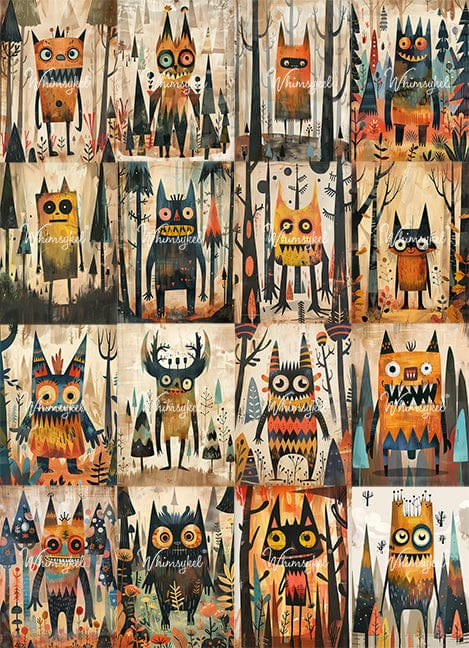 WOLLYGOG GANG | Decoupage Tissue Paper for Furniture